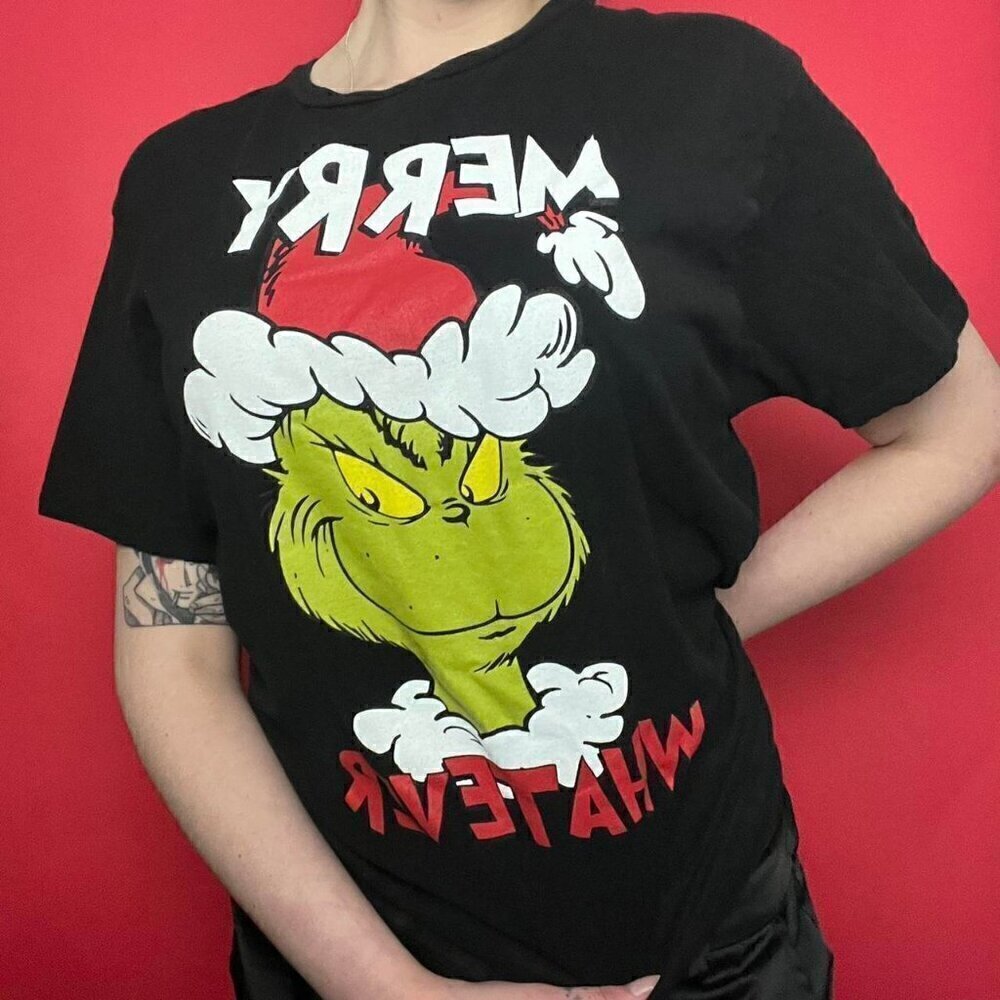 The grinch / Christmas themed movie tee shir